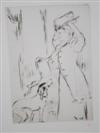 LOUIS LEGRAND Group of 4 etchings.